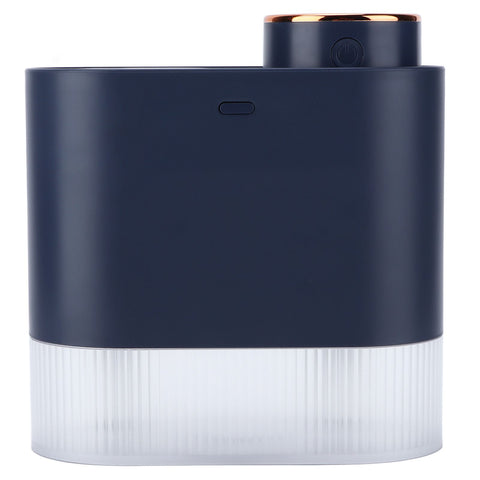 450ml Mini USB Humidifier High Capacity Double Spray Humidifier with Light for Bedroom OfficeBlue