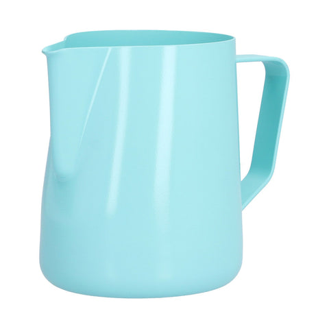 600ml Pointed Mouth Milk Frothing Pitcher Stainless Steel Thickened Milk Frother Cup for HomeBlue