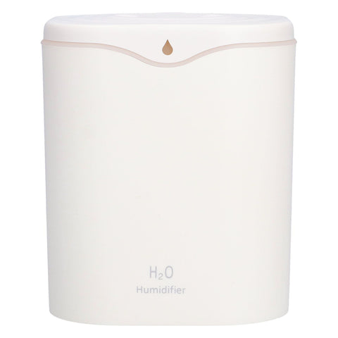Double Spray Air Humidifier 2L Mini Silent Aroma Diffuser USB Powered for Home Bedroom Office White