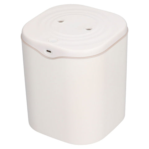 Double Spray Air Humidifier 2L Mini Silent Aroma Diffuser USB Powered for Home Bedroom Office White