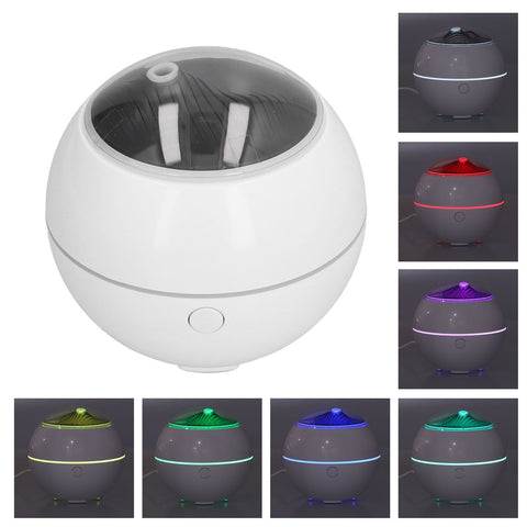 Aroma Diffuser USB Powered White 7 Color LED Humidification Equipment for Home Office