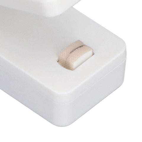 Portable Mini Bag Sealer with Magnet USB Charging Plastic Bag Sealing Machine for Home Kitchen UseWhite