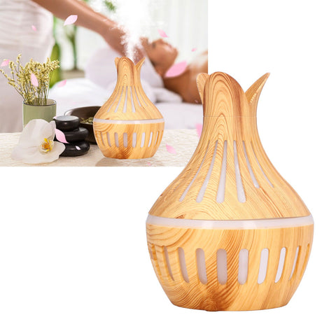 Wood Grain Air Humidifier ABS Aromatherapy Humidifiers for Household USB Charging 300ml