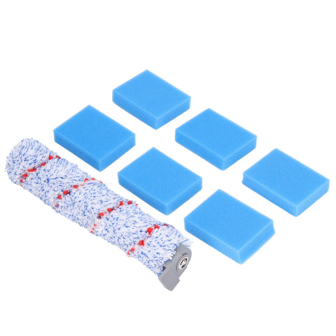 Brush Roller Filter Sponges Set for HF10E‑01 Vacuum Cleaner Part Accessories Replacement