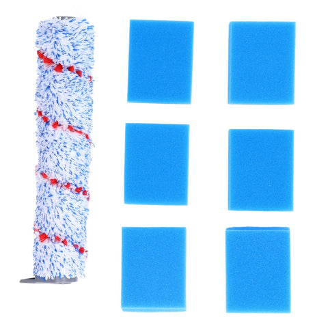 Brush Roller Filter Sponges Set for HF10E‑01 Vacuum Cleaner Part Accessories Replacement