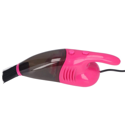 Keyboard Vacuum USB Handheld Powerful Suction Portable Energy Saving Multi Purpose Quick Cleaning Mini VacuumPink