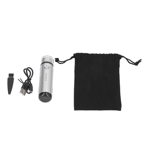013 Electric Mini Shaver Portable Low Noise Power Display USB Mini Electric Shaver for MenSilver
