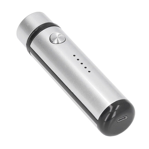 013 Electric Mini Shaver Portable Low Noise Power Display USB Mini Electric Shaver for MenSilver