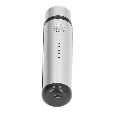 013 Electric Mini Shaver Portable Low Noise Power Display USB Mini Electric Shaver for MenSilver