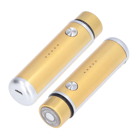 013 Electric Mini Shaver Portable Low Noise Power Display USB Mini Electric Shaver for MenGold