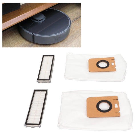 2set Cleaner Filter Dust Bag Set Improving Cleaning Efficiency Replaceable Filter Dust Bag for Dreame L10plus Sweeper
