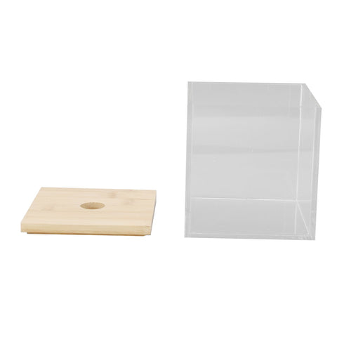 Clear Acrylic Coffee Capsule Holder Box with Lid Storage Box for Coffee Shop for Home