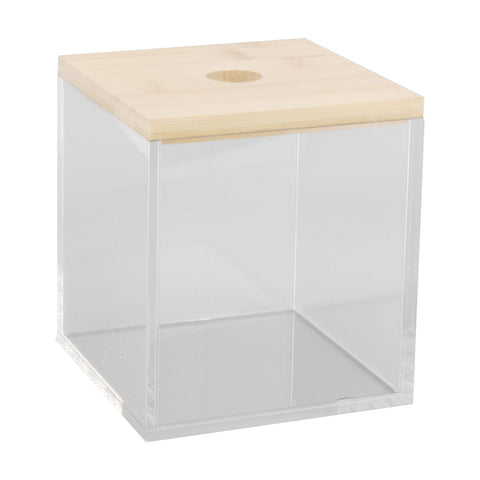 Clear Acrylic Coffee Capsule Holder Box with Lid Storage Box for Coffee Shop for Home