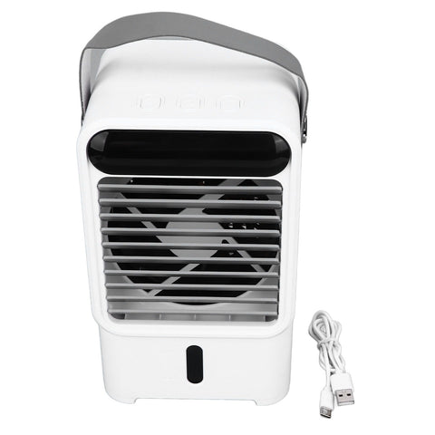 Fan Humidifier 500ml USB Powered 6W 2A 5V Air Cooler Three Levels Adjustable Pull Out Design Windowless Air Conditioner