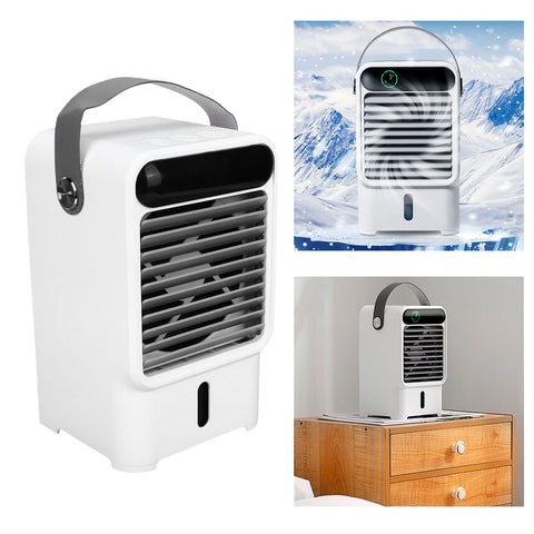 Fan Humidifier 500ml USB Powered 6W 2A 5V Air Cooler Three Levels Adjustable Pull Out Design Windowless Air Conditioner