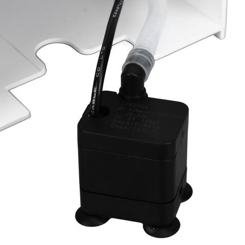 Fan Humidifier 500ml USB Powered 6W 2A 5V Air Cooler Three Levels Adjustable Pull Out Design Windowless Air Conditioner