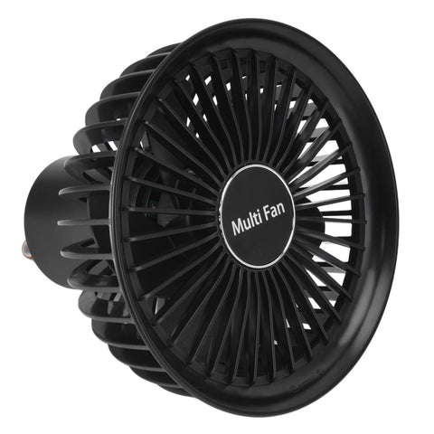 Electric Fan Portable Multifunctional Usb Charging Outdoor Hanging Battery Powered Fan for Home Office Study Camping Black