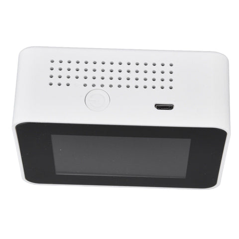 Air Quality Monitor 8 in 1 Real Time Color Screen Space Saving Widely Used CO2 Detector for TVOC HCHO PM2.5 PM1.0 PM10 White