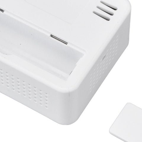 Air Quality Monitor 8 in 1 Real Time Color Screen Space Saving Widely Used CO2 Detector for TVOC HCHO PM2.5 PM1.0 PM10 White