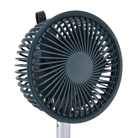 Clip On Fan 360 Degrees Adjustment Clip On USB Charging 3 Speed Modes Strong Airflow Sturdy Clamp Small Desk Fan Green