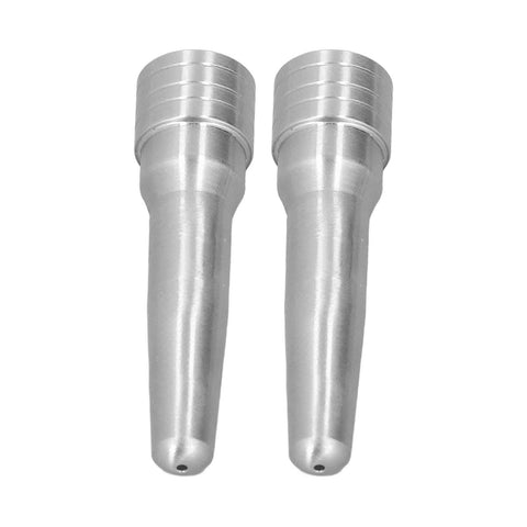 2Pcs Coffee Machine Steam Nozzle Stainless Steel Milk Foam Steam Nozzle for Home Kitchen Cafe Milk Tea Shop (Extended Version)