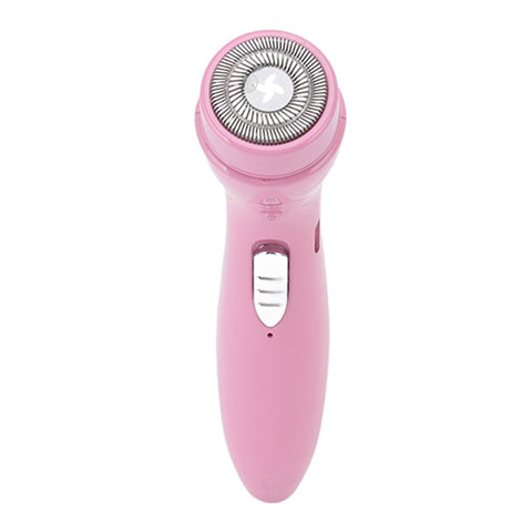 Electric Razor Low Noise Stainless Steel Electric Head Shaver Low Allergic Reactivity for Man 3.7V 2W Pink
