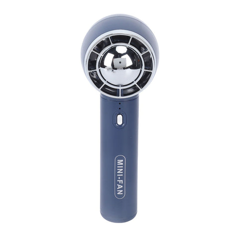 Handheld Fan 3 Speeds USB Charging Strong Wind Lightweight 1200mAh Battery Portable Fan Handheld for Office Travel Blue