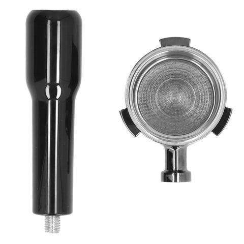 51mm Coffee Portafilter Zinc Alloy Coffee Bottomless Portafilter 3 Ears for DELONGHI ECP685 680