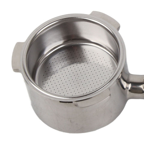 51mm Bottomless Portafilter Zinc Alloy Coffee Filter Holder for DELONGHI ECP3420 Coffee Machine