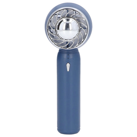 Hand Fan USB 2000mah Battery Charging Supercharged Blades Handheld Desktop Use Portable Rechargeable Fan for Travel Blue