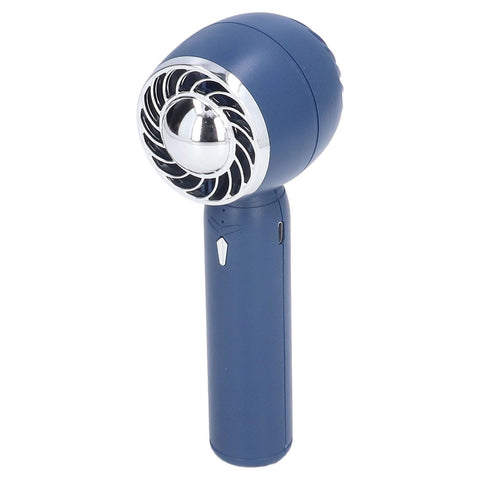 Hand Fan USB 2000mah Battery Charging Supercharged Blades Handheld Desktop Use Portable Rechargeable Fan for Travel Blue