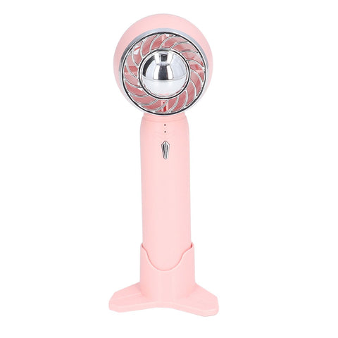 Handheld Fan USB Charging 3 Speeds 2000mAh Mini Portable Desktop Fan for Travel School Office Pink