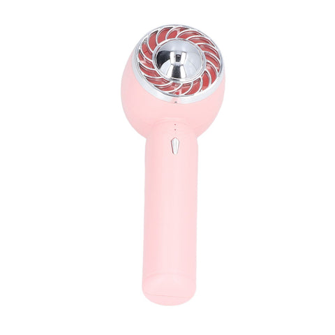 Handheld Fan USB Charging 3 Speeds 2000mAh Mini Portable Desktop Fan for Travel School Office Pink