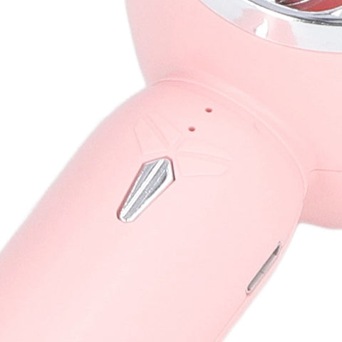 Handheld Fan USB Charging 3 Speeds 2000mAh Mini Portable Desktop Fan for Travel School Office Pink