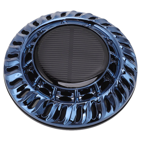 Solar Car Perfume Diffuser Automatic Rotating Decorative Car Aromatherapy Machine for Office Home Ink Blue