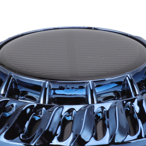 Solar Car Perfume Diffuser Automatic Rotating Decorative Car Aromatherapy Machine for Office Home Ink Blue