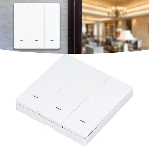 Smart Switch Wireless Switch Remote Control WiFi Wall Switch for Office Apartment 100‑230V