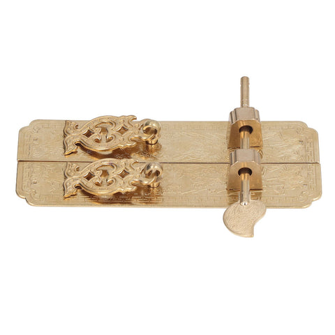 Cabinet Faceplate Brass Material Elegant Retro Botanical Pattern Decorative Chinese Antique Cabinet Handles for Dressers