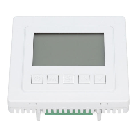 Air Conditioning Thermostat 5℃ To 35℃ ±1℃ High Accuracy Temperature Controller with Large LCD Display for Dining Room