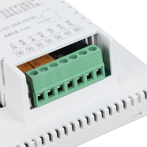 Air Conditioning Thermostat 5℃ To 35℃ ±1℃ High Accuracy Temperature Controller with Large LCD Display for Dining Room