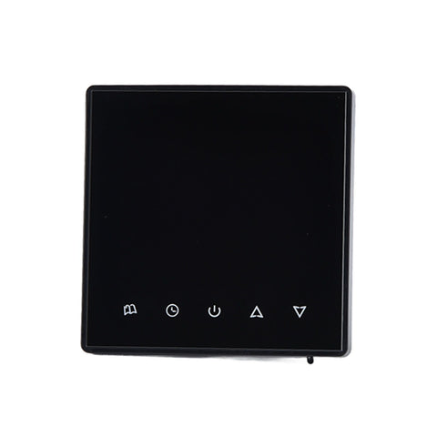Smart Thermostat Multifunction Programmable Thermostat for Air Conditioner Water Heating Underfloor Heating AC220V Black