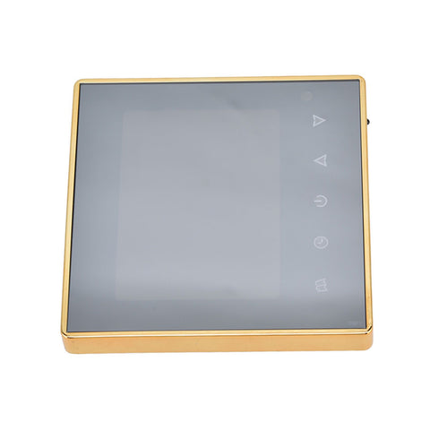 Smart Thermostat Multifunction Programmable Thermostat for Air Conditioner Water Heating Underfloor Heating AC220V Gold