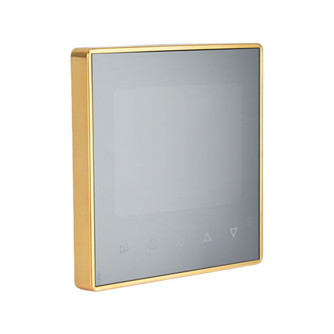 Smart Thermostat Multifunction Programmable Thermostat for Air Conditioner Water Heating Underfloor Heating AC220V Gold
