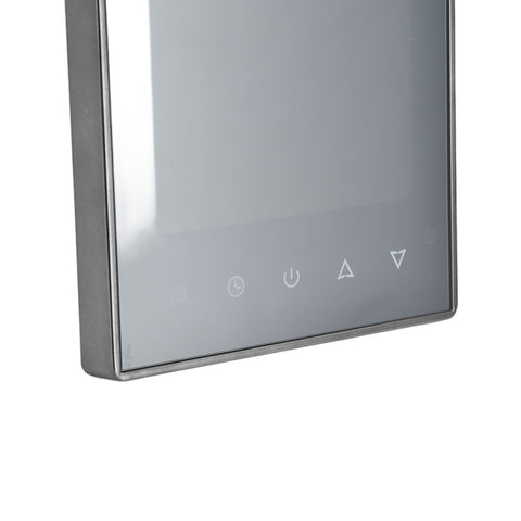 Smart Thermostat Multifunction Programmable Thermostat for Air Conditioner Water Heating Underfloor Heating AC220V Grey