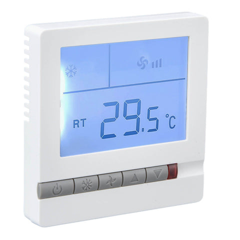 Smart Thermostat Multifunction Air Conditioner Controller with Ventilation Function AC220V for Hotel Restaurant Hall