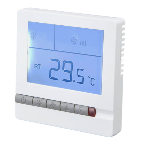Smart Thermostat Multifunction Air Conditioner Controller with Ventilation Function AC220V for Hotel Restaurant Hall