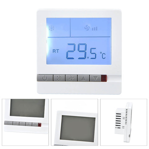 Smart Thermostat Multifunction Air Conditioner Controller with Ventilation Function AC220V for Hotel Restaurant Hall
