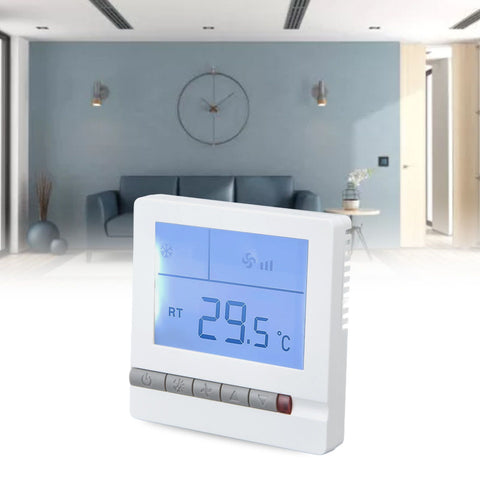 Smart Thermostat Multifunction Air Conditioner Controller with Ventilation Function AC220V for Hotel Restaurant Hall