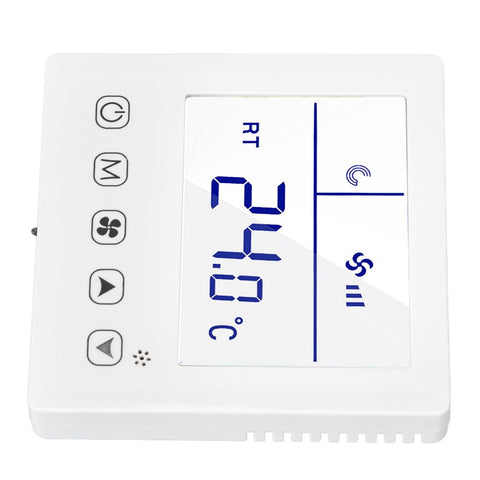 Digital Thermostat Ventilation Function Accurate LCD Display Air Conditioning Temp Controller for Home Hotel AC220V