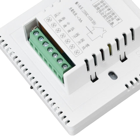 Digital Thermostat Ventilation Function Accurate LCD Display Air Conditioning Temp Controller for Home Hotel AC220V